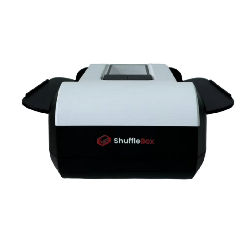 ShuffleBox S1 Automatic Card Shuffler with 2000mAh Rechargeable Battery, Low Noise, Card-Jam Free